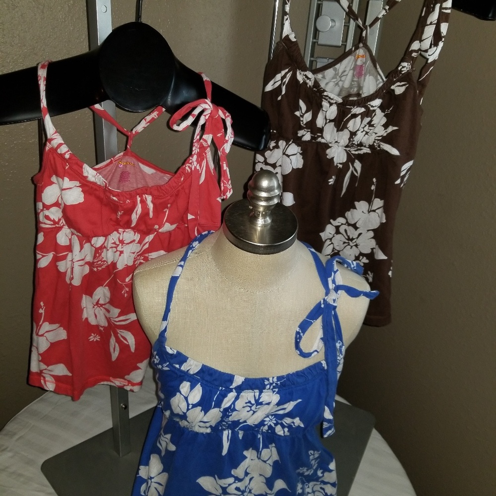 Set of 3 summer halter tops.
